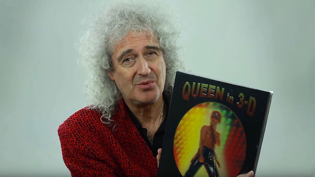 BRIAN MAY Unwraps Upcoming QUEEN In 3-D Book - “I Feel Like It’s Christmas!”; Video