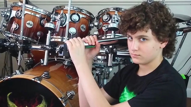 DEATH - 12-Year Old Drummer ABRAHAM 'THE DRAGON' ALMEIDA Covers “Symbolic”; Video