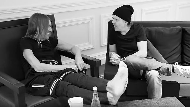 METALLICA Drummer LARS ULRICH Sits Down With IGGY POP - The So What! Interview Now Online; Video