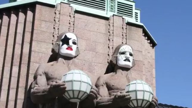 Hellsinki Gets KISS-ed! Watch The Band Statues Resurrected