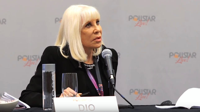 WENDY DIO Discuss RONNIE JAMES DIO Hologram - “Ronnie Was Always An Innovator In His Music, So I Thought Why Not Be An Innovator In His Technology”; Video