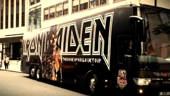 IRON MAIDEN - Check Out The Book Of Souls Tour Bus