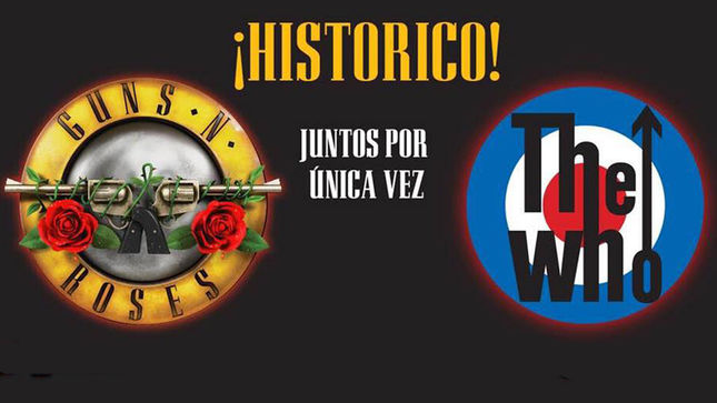 GUNS N’ ROSES, THE WHO Teaming Up For Buenos Aires Show