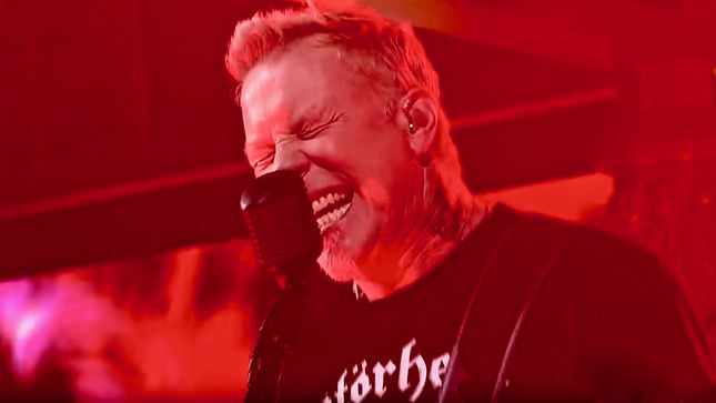 METALLICA Perform “Now That We’re Dead” On The Late Show With Stephen Colbert; Video