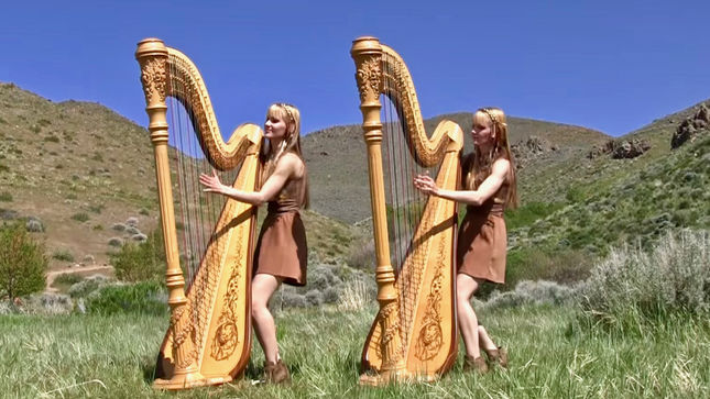IRON MAIDEN Classic “Run To The Hills” Reworked By Harp Twins CAMILLE AND KENNERLY; Video