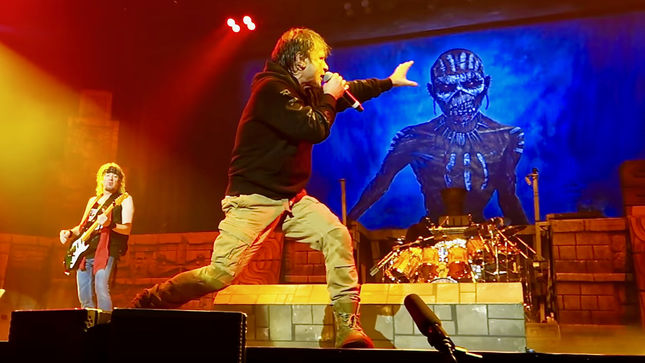 BRUCE DICKINSON Addresses Manchester Terrorist Attacks At CARDIFF Show - "The Main Fact Of Life At An IRON MAIDEN Show Is That We Don't Care Where You're From, What Religion You Are, What Colour You Are..." 