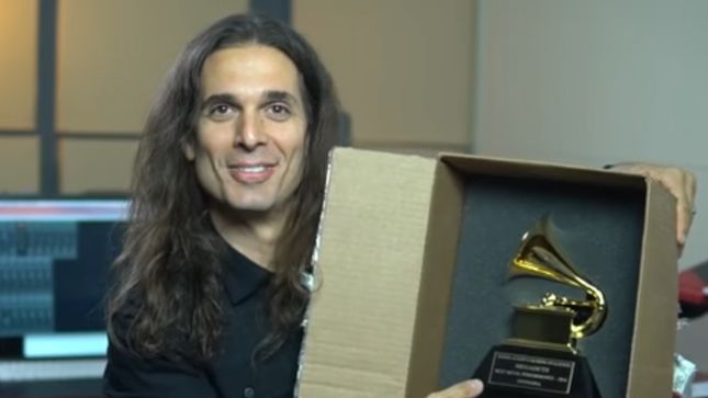 MEGADETH Guitarist Kiko Loureiro Loving His Grammy; Video