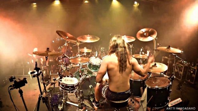 AMARANTHE - Drum Cam Footage From Tampere Show Posted