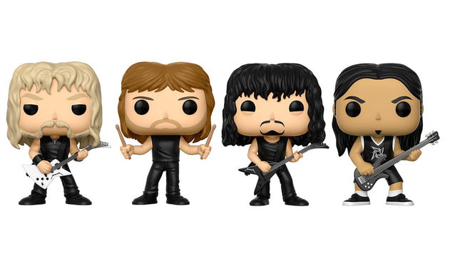 METALLICA Joins The Funko POP! Rocks Family; Set Of Four Figures Available For Pre-Order