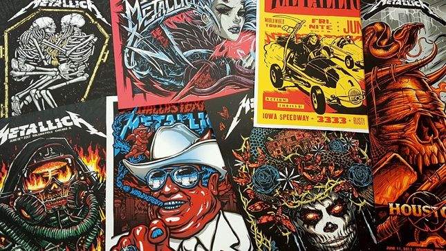 METALLICA – More Limited Concert Posters From American WorldWired Tour Available Thursday 