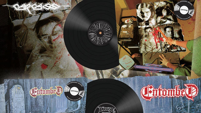 CARCASS, ENTOMBED - New Full Dynamic Rage Vinyl Reissues Available