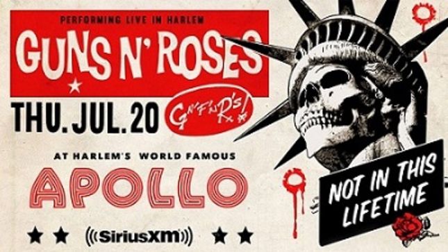 GUNS N' ROSES - Video From Intimate Show At Apollo Theater