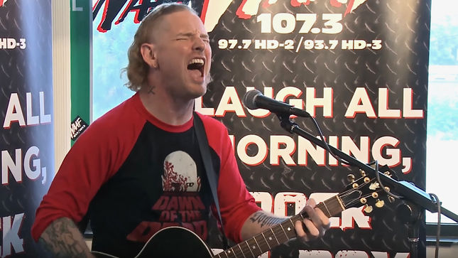 STONE SOUR Frontman COREY TAYLOR Performs Acoustically At Boston’s WAAF Studios, Covers TOM PETTY’s “You Got Lucky”; Video