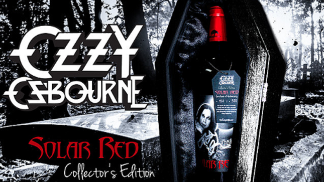 OZZY OSBOURNE - Solar Red Wine Available Now