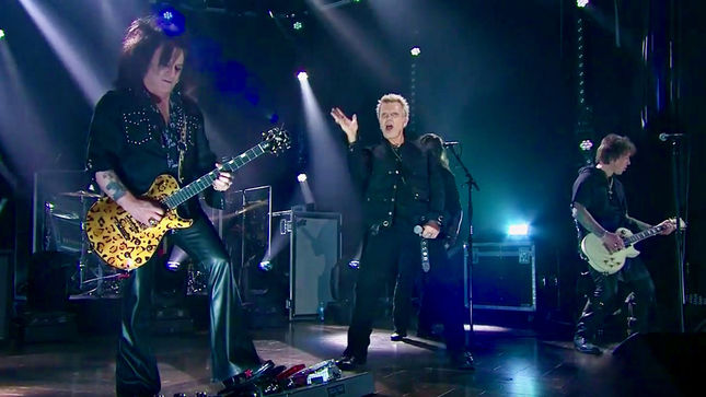 BILLY IDOL Performs “White Wedding” On The Late Late Show With James Corden; Video Streaming