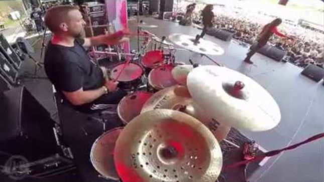 CRYPTOPSY - "Slit Your Guts" Drum Cam Footage From Brutal Assault Festival 2017 Posted