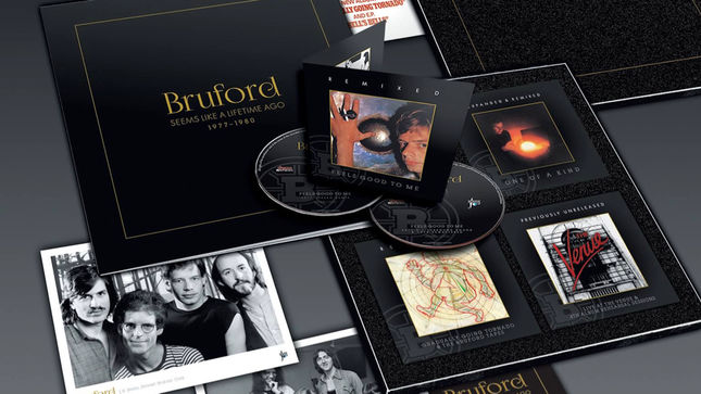 Drum Legend BILL BRUFORD To Release Bruford 1977-1980: Seems Like A Lifetime Ago Boxed Set; Preview Videos Streaming