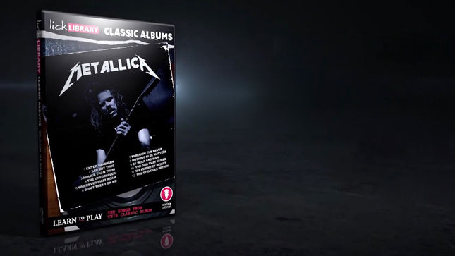 METALLICA - Learn To Play The Black Album With LickLibrary; Video Trailer Streaming