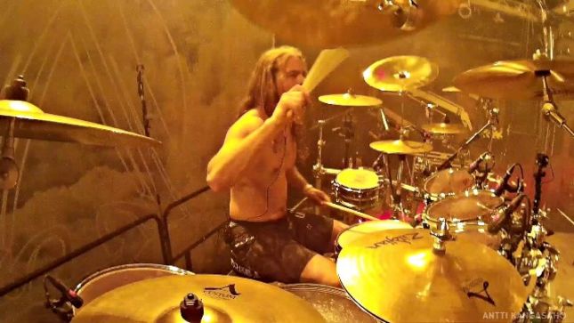 AMARANTHE - Live Drum Cam Footage Of "Maximize" At Tampere Show Posted