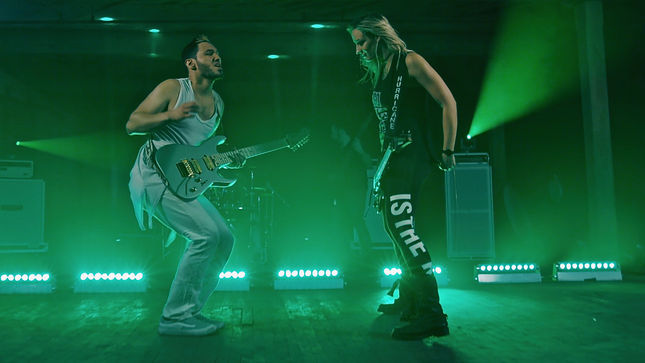 ANGEL VIVALDI Debuts “Serotonin” Music Video Featuring ALICE COOPER Guitarist NITA STRAUSS
