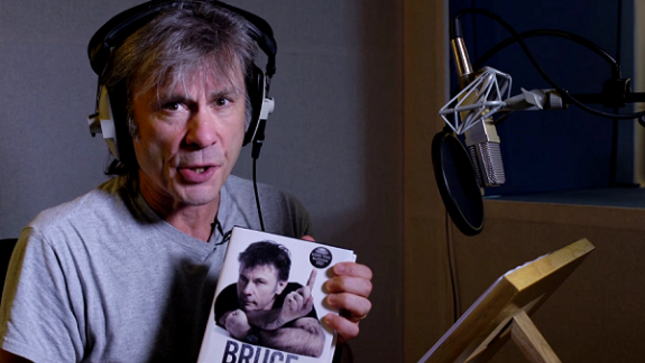 IRON MAIDEN Singer BRUCE DICKINSON’s What Does This Button Do? Book - Video Preview Of The Audiobook