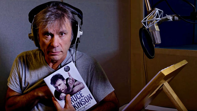 IRON MAIDEN Singer BRUCE DICKINSON Reads From What Does This Button Do? Book; Video