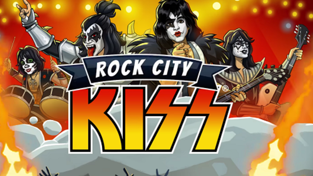KISS - Video Preview Of Forthcoming Rock City Mobile Game 