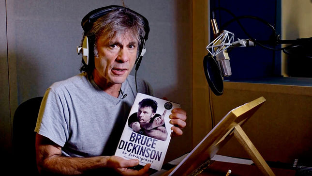 BRUCE DICKINSON's What Does This Button Do? Memoir Now Available - “About Half The Book I Wrote In The Pub," Says The IRON MAIDEN Singer; Audio Interview