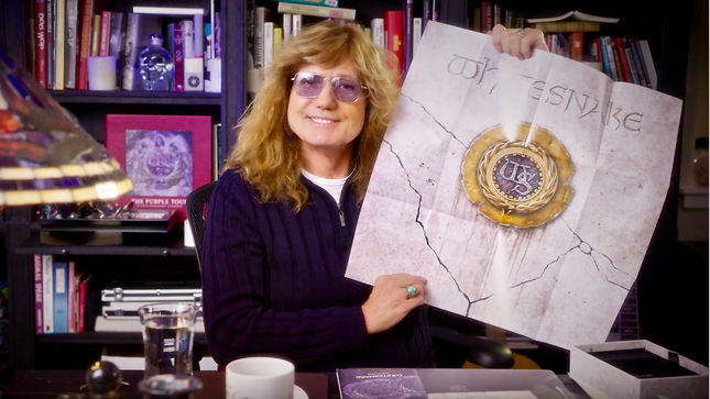 WHITESNAKE Singer DAVID COVERDALE Unboxes 30th Anniversary Super Deluxe Edition Of 1987 Album - “The Size Of This Thing! It Looks Like The Lord Of The Rings Trilogy!”; Video