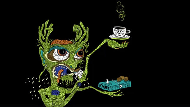 METALLICA Guitarist KIRK HAMMETT's KHDK Electronics Teams Up With Dark Matter Coffee For Limited Edition Ghoul Screamer Coffee; Video