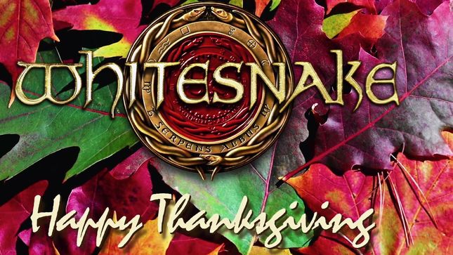 WHITESNAKE Members Wish You A Happy Thanksgiving; Video