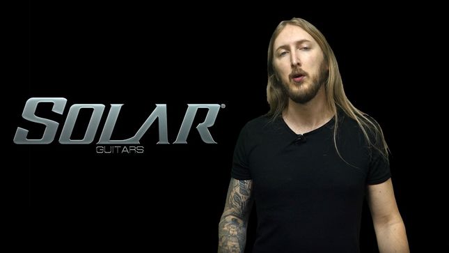 THE HAUNTED / FEARED Guitarist OLA ENGLUND Announces Launch Of Solar Guitars Brand; Video