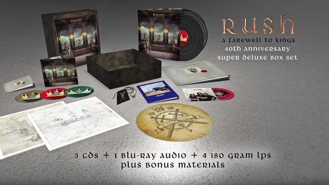 RUSH Release Unboxing Video For A Farewell To Kings 40th Anniversary Deluxe Edition