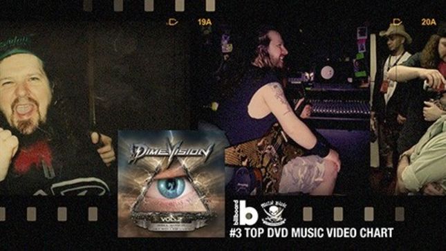 DIMEBAG DARRELL - Dimevision Vol. 2: Roll With It Or Get Rolled Over Debuts At #3 On Billboard