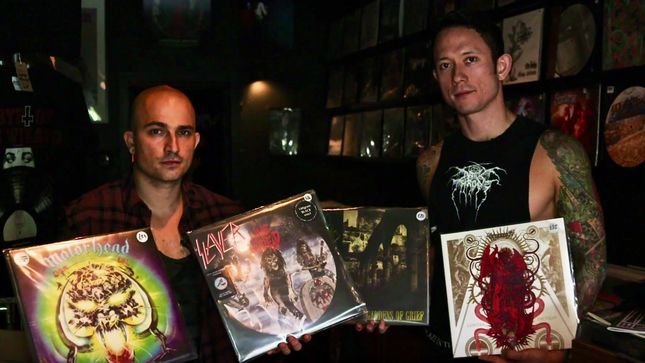 TRIVIUM Go Record Shopping At London's Crypt Of The Wizard; Video