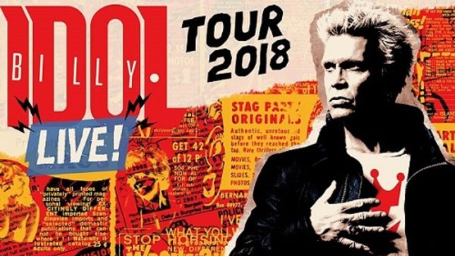 BILLY IDOL - New US Tour Dates Announced