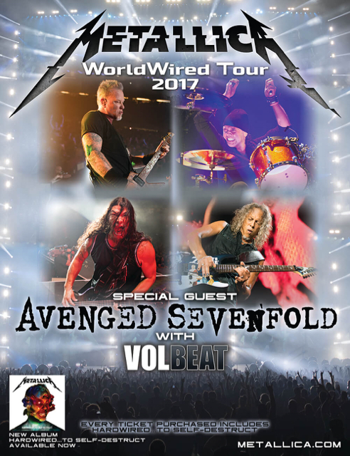 Metallica concert dates