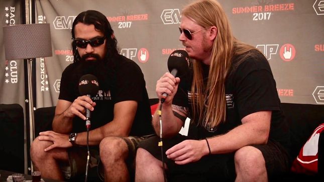 AMON AMARTH Drummer JOCKE WALLGREN On Band's Recording Process - "We Send Files To Each Other"; Video