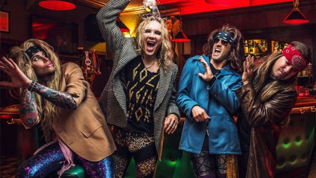 STEEL PANTHER Vocalist MICHAEL STARR - "We Like To Sing About S@#t That Makes People Question Their Mortality And Their Morals"; Video