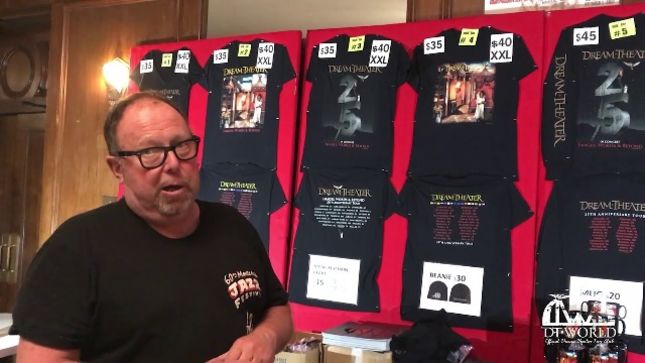 DREAM THEATER Keyboardist JORDAN RUDESS Visits The Merchandise Booth (Video)