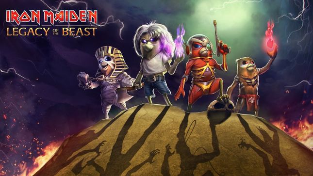 IRON MAIDEN - Eddie The Bird Lands In Legacy Of The Beast Mobile Game; Video Trailer
