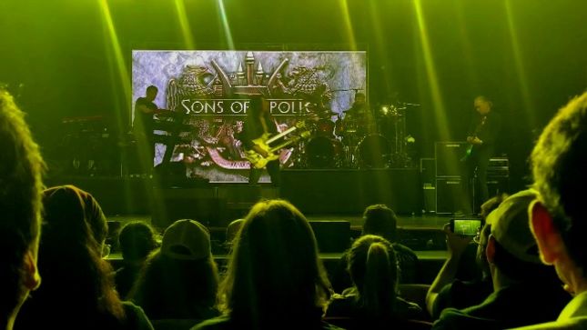 SONS OF APOLLO Perform DREAM THEATER's "Lines In The Sand" At First Ever Live Show (Video)