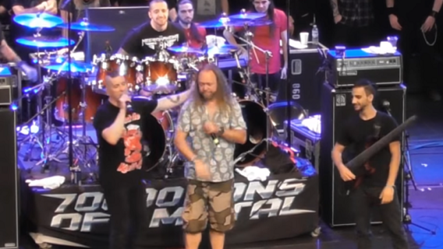 70000 Tons Of Metal - Fan-Filmed Video Of Jamming With Waters Featuring Members Of CANNIBAL CORPSE, METAL CHURCH, SEPULTURA, And More