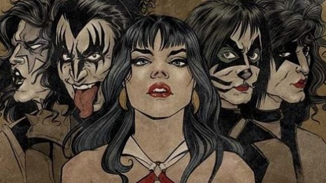 KISS Celebrates Valentine's Day With Release Of Vampirella Comic Book