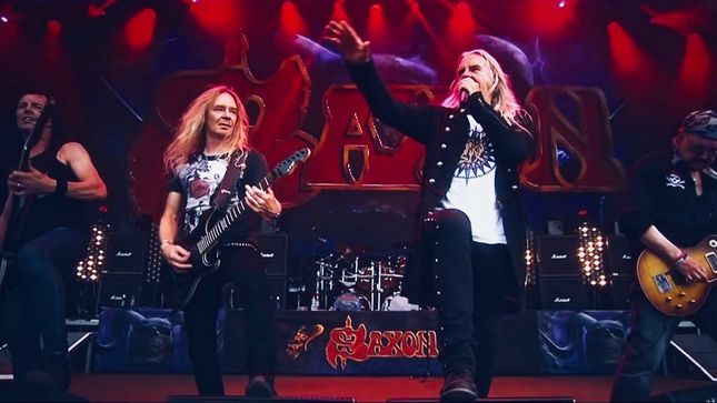 SAXON Releases "The Secret Of Flight" Lyric Video; New UK Concerts Announced With DORO, WAYWARD SONS