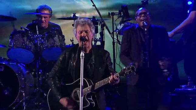 BON JOVI Performs "When We Were Us" On CBS' The Late Show With Stephen Colbert; Video