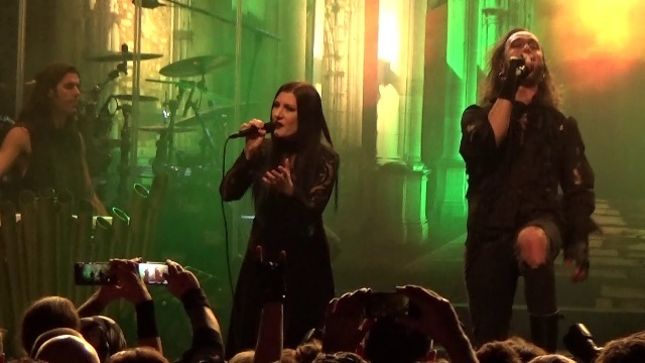 MOONSPELL Perform "Scorpion Flower" With CRADLE OF FILTH's LINDSAY SCHOOLCRAFT In Antwerp; Quality Video Posted