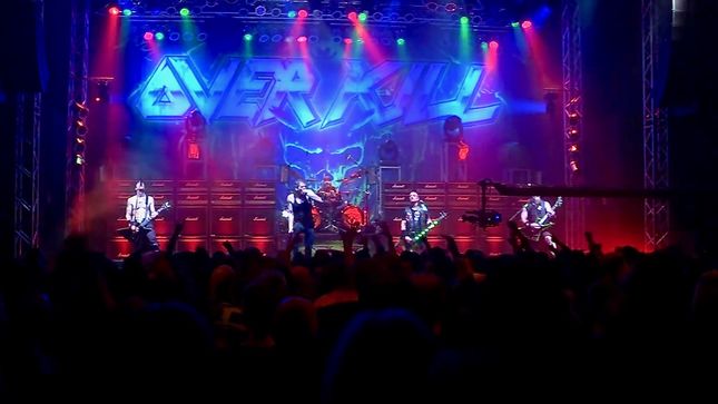 OVERKILL To Release Live In Overhausen Album In May; "Hammerhead" Live Video Streaming