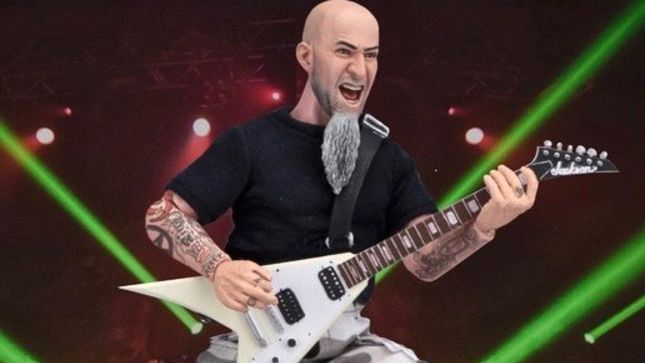 ANTHRAX Guitarist SCOTT IAN Gets The Action Figure Treatment; Includes Walking Dead Zombie Head Accessory