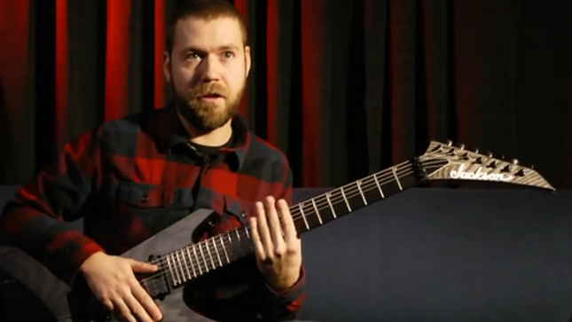 REVOCATION - DAVE DAVIDSON Talks His Jackson Signature Pro Series Guitar In New Video - "A Lot Of Attack"  